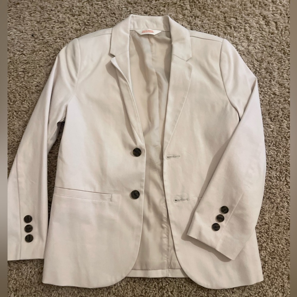 Cat & Jack Boys Stone color Blazer Sz 6/7